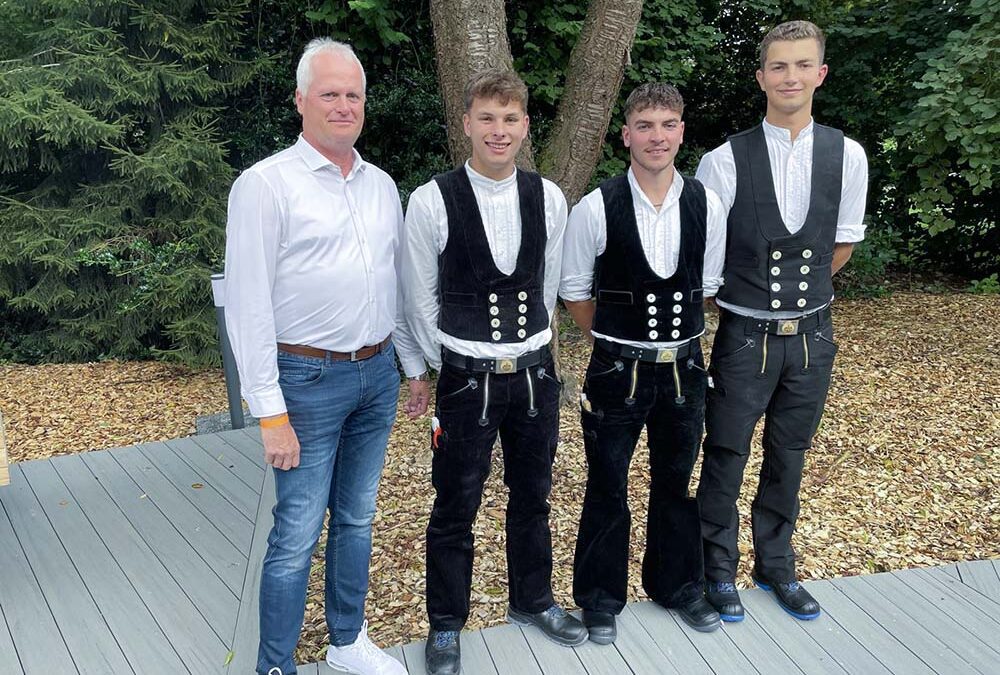 Erfolgreiche Zimmerergesellen