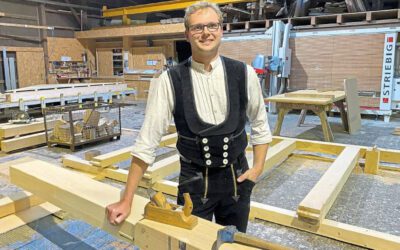 Tim Steinemann bildet sich weiter zum Restaurator